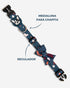 Collar con Moño Rocky Azul (acero)